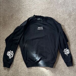 DARC SPORT Black Wolves Forever Sweater